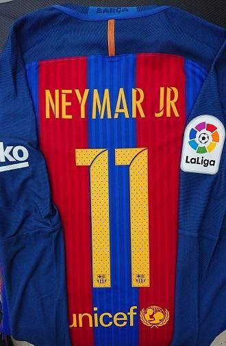 FC バルセロナ（H) 16/17 選手支給 長袖 ネイマール＃11