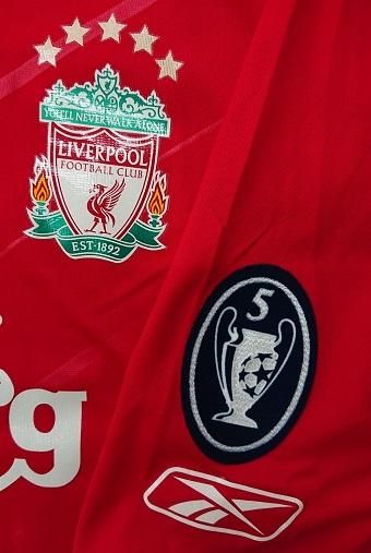 リバプール（H)05/06 UEFA CL用 ジェラード＃8 +パッチ2個