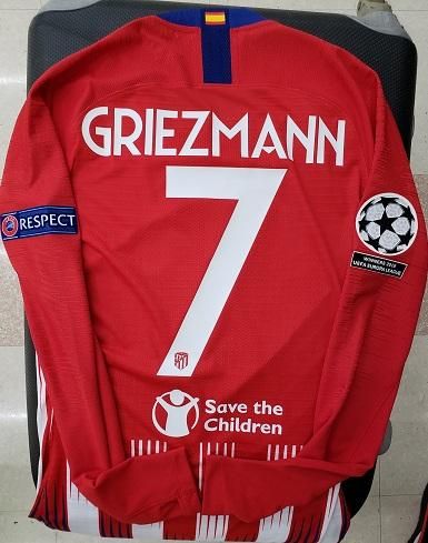 アトレティコ、マドリード（H）18/19 選手支給 長袖 UEFA CL用