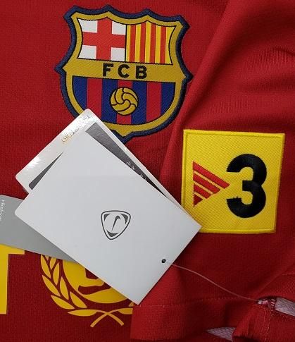 FCバルセロナ（H）08/09 メッシ＃10+ LFPパッチ＆ TV3付き！