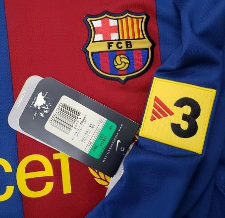 FCバルセロナ（H）06/07 長袖 ロナウジーニョ＃10 + LFP（大