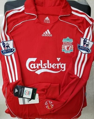 リバプール（H）07/08 長袖 トーレス＃9 +パッチ付！