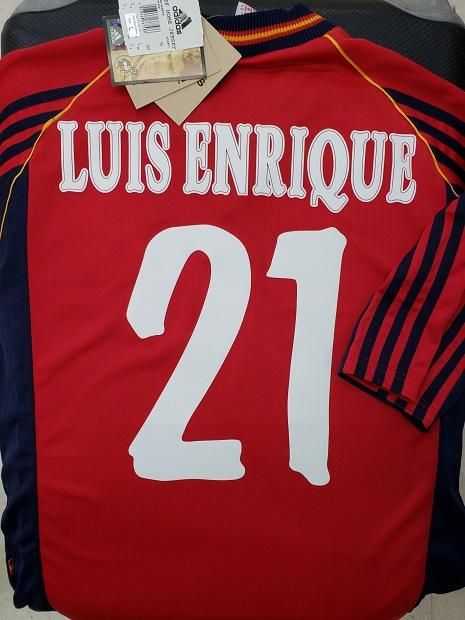スペイン代表（H）1998 フランスW杯 ルイスエンリケ＃21 +