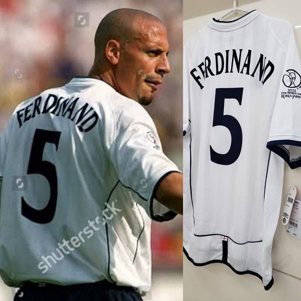 イングランド代表（H）日韓2002W杯 N&N + 刺繍MTD ＆ 刺繍大会ロゴ