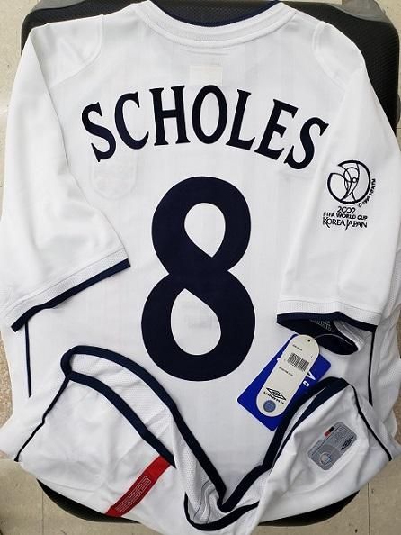 イングランド代表（H）日韓2002W杯 N&N + 刺繍MTD ＆ 刺繍大会ロゴ