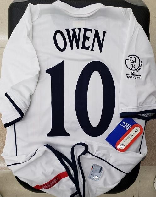 イングランド代表（H）日韓2002W杯 N&N + 刺繍MTD ＆ 刺繍大会ロゴ