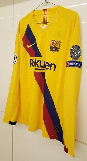 FCバルセロナ（A）19/20 選手支給長袖 UEFA CL用 グリーズマン＃17