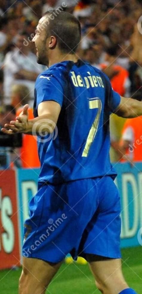 イタリア代表（H) 2006 W杯 デル・ピエロ＃7 + パッチ付き！