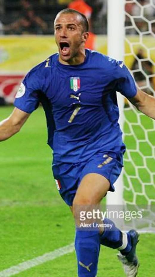 イタリア代表（H) 2006 W杯 デル・ピエロ＃7 + パッチ付き！