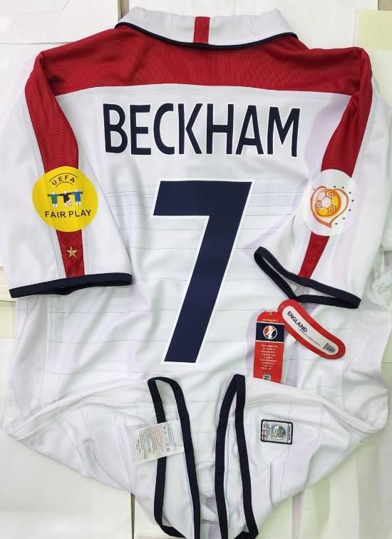 イングランド（H) EURO 2004 ベッカム＃7 マッチデイ付 ＆ EURO