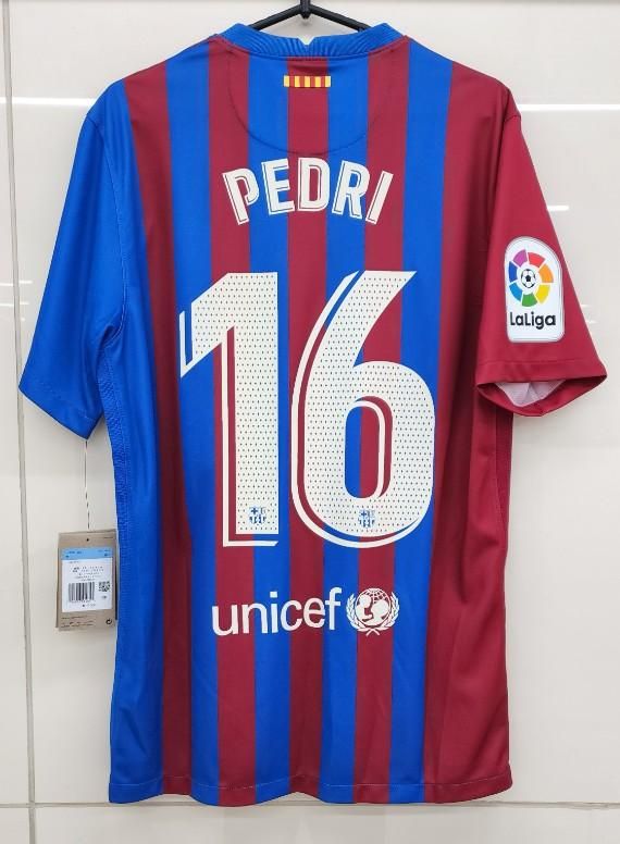 FCバルセロナ（H）21/22 ガビ＃30 ＆ ぺドリ＃16 + LEPパッチ