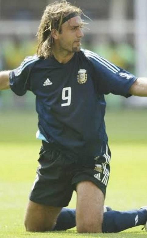 アルゼンチン（A）2002 W杯 バティストゥータ＃9 日韓W杯パッチ付。