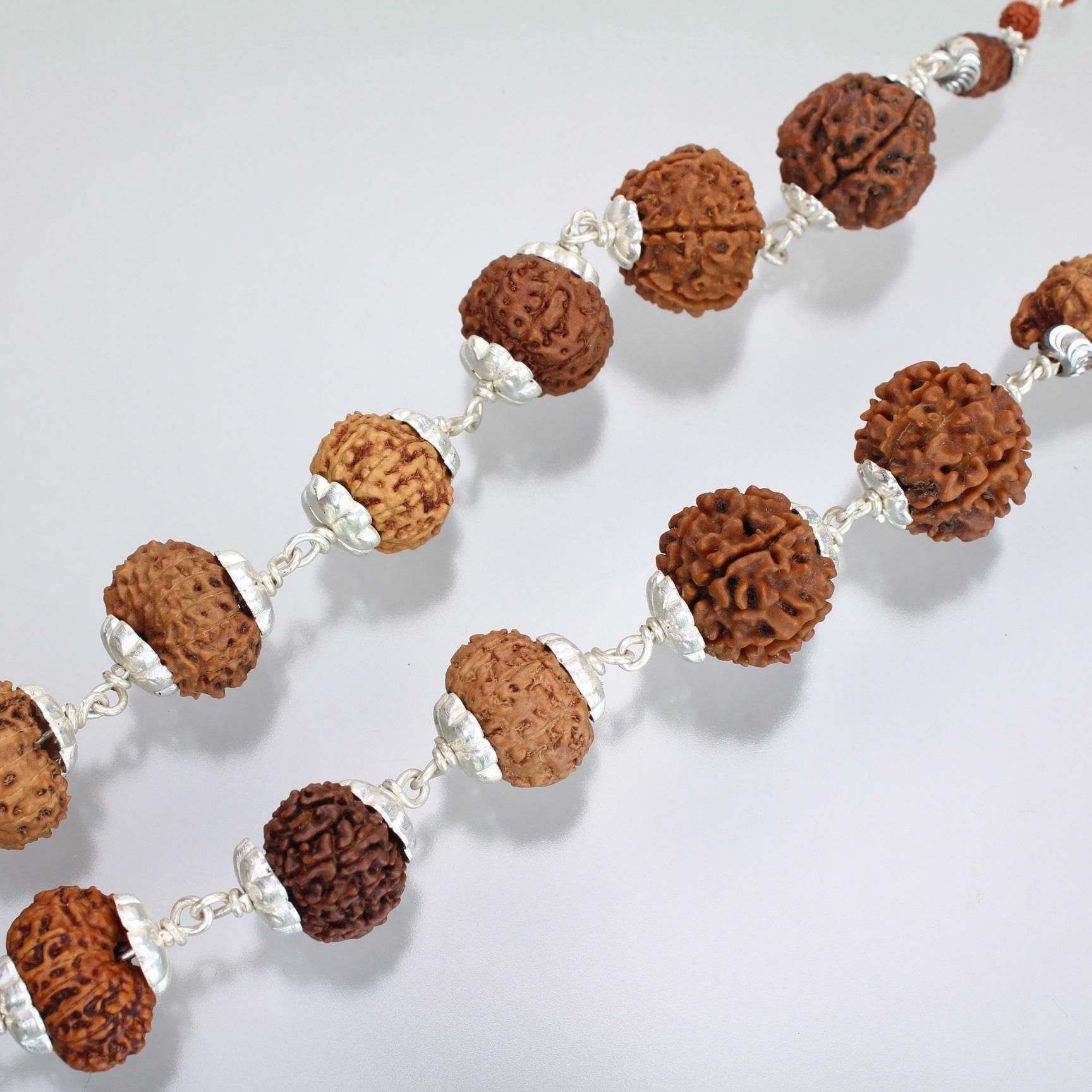 アカルシャヤ・シッダ・マーラー（ルドラークシャ・チェーン） （受注