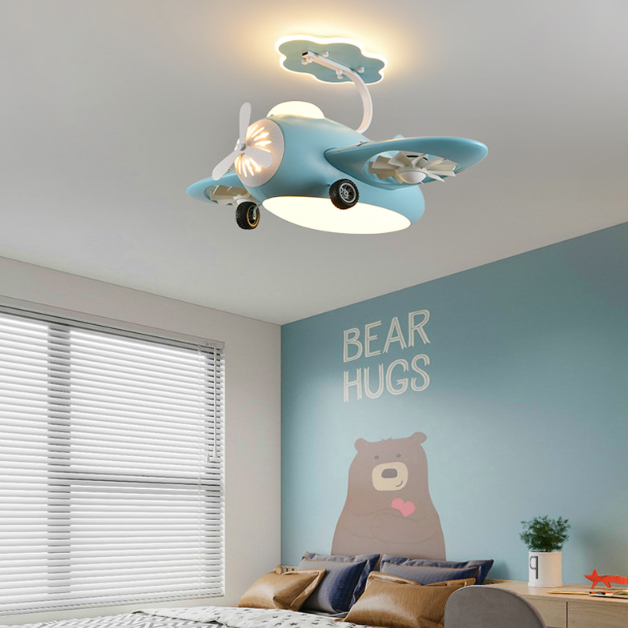 子供部屋 可愛いライト ファンライト ヘリコプター リビング 天井