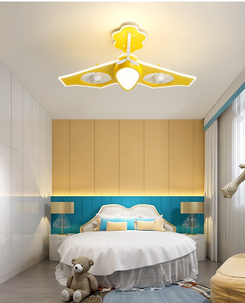 子供部屋 可愛いライト ファンライト ヘリコプター リビング 天井