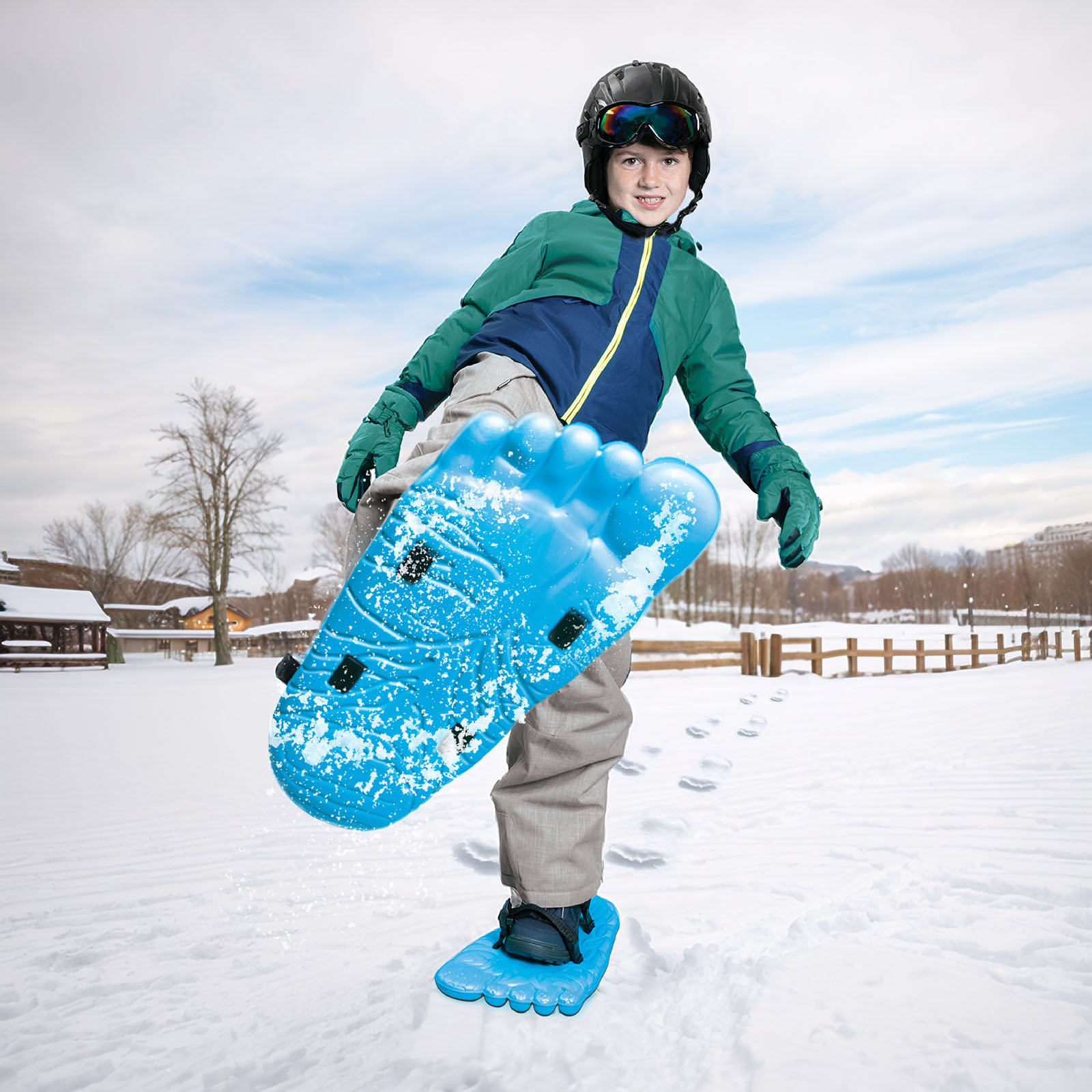 Get Wham-O Yeti Shaped Snowshoes - Blue Delivered | Weee! Asian Market