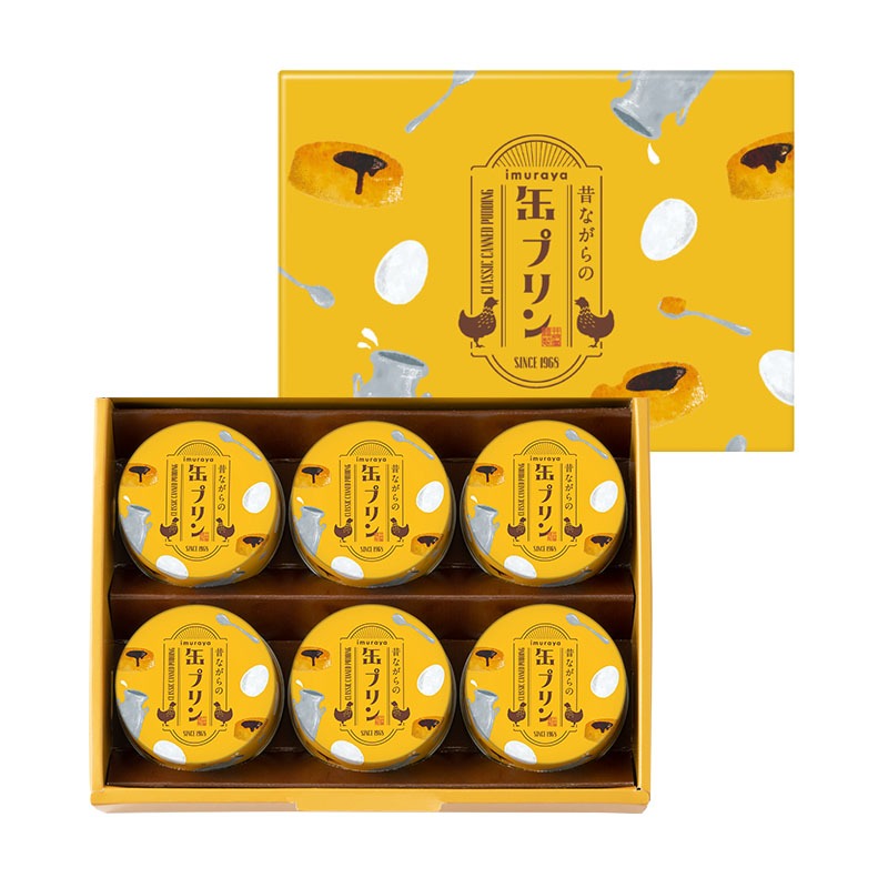 Get Imuraya Old-Style Pudding Cans 6pcs Delivered | Weee! Asian Market