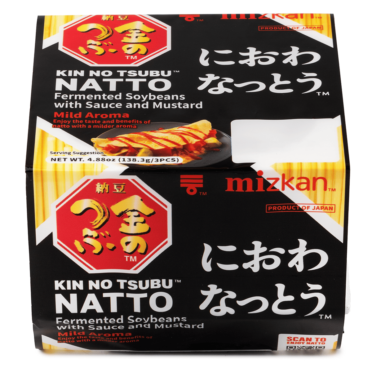 Mizkan 纳豆冷冻三盒装4.88 盎司- Weee!