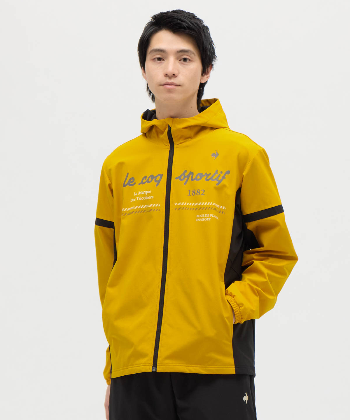 ルコックスポルティフ le coq sportif 裏起毛ウィンドブレーカージャ