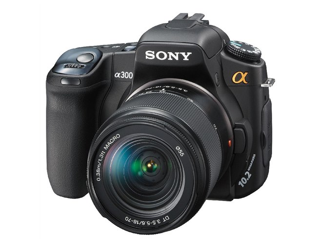 ソニー、エントリー向けデジタル一眼「α300」 - 価格.com