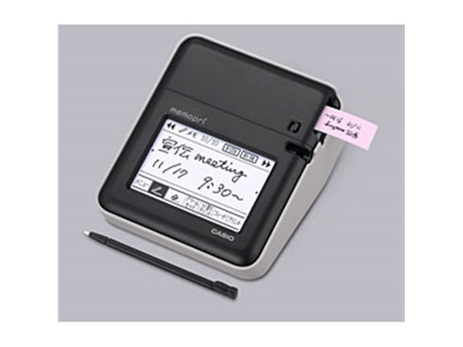 カシオ、手書き入力と印刷に対応した電子文具「memopri」 - 価格.com