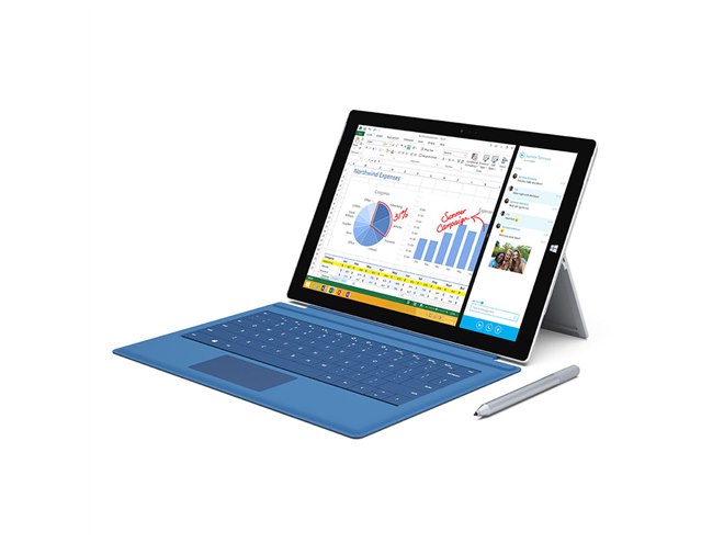 マイクロソフト、12型で2160×1440、重さ800gの「Surface Pro 3