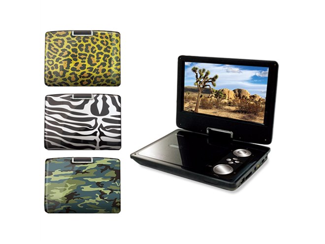 ゾックス、ヒョウ柄などのデザインを施した9型ポータブルDVD - 価格.com