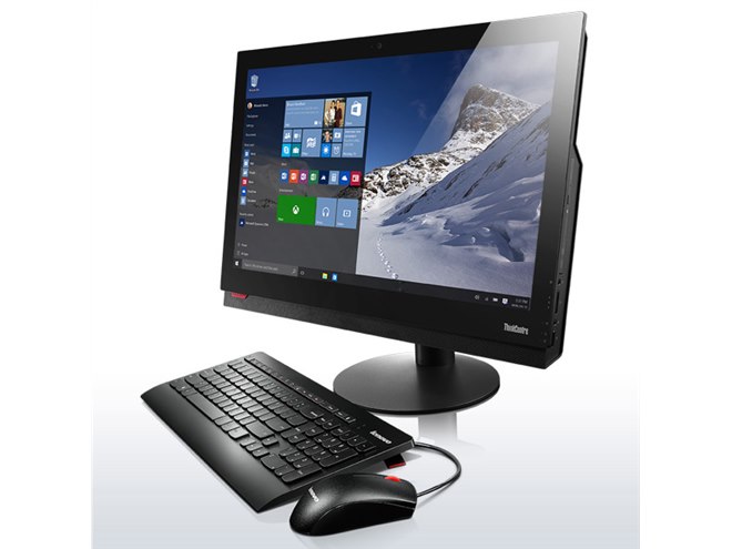 レノボ、手のひらタイプや液晶一体型のデスクトップ「ThinkCentre M