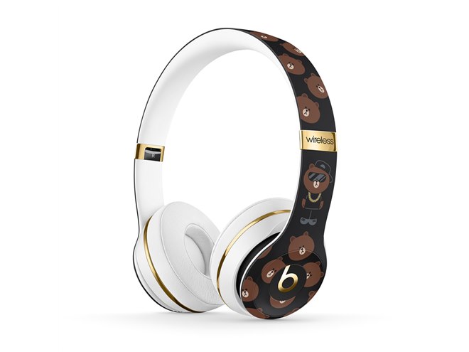 Beats、LINEの公式キャラ「ブラウン」とコラボした「Solo3 Wireless