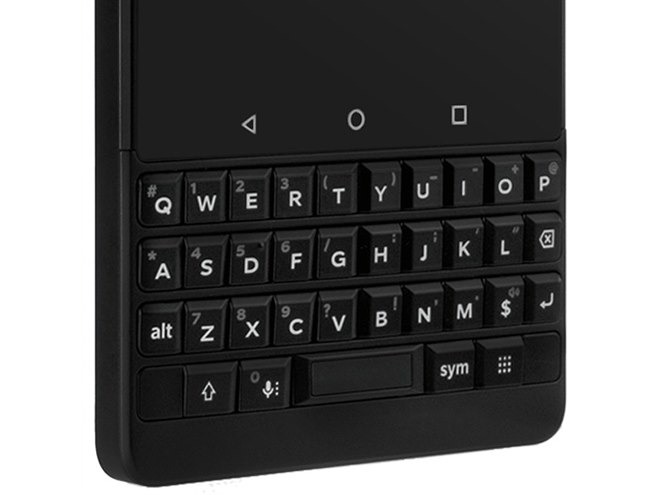 物理キー付きスマホ「BlackBerry KEY2」、国内3大キャリア対応で今夏