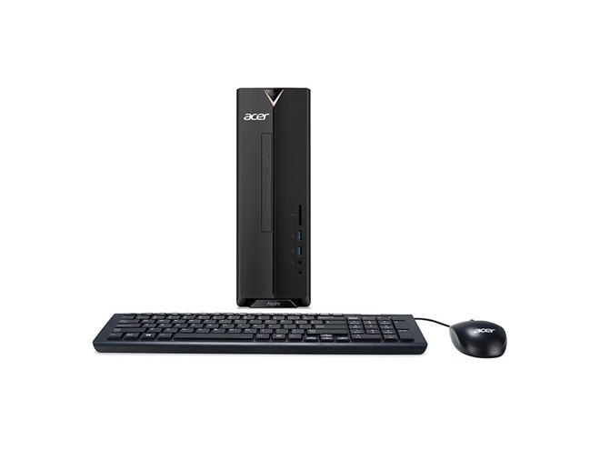 エイサー、幅10cmのスリムデスクトップPC「Aspire X」シリーズ3機種