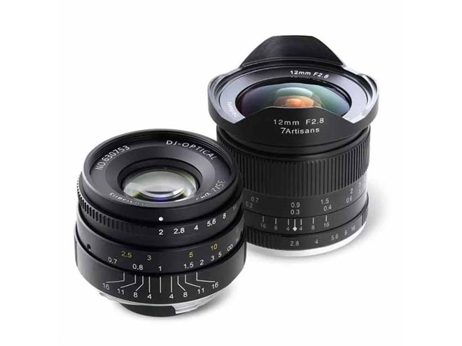 七工匠、ミラーレスカメラ用超広角レンズ「7Artisans 12mm F2.8」など