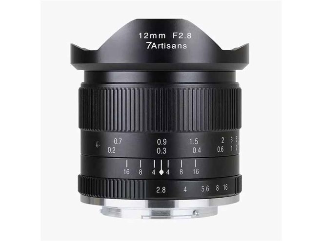 七工匠、ミラーレスカメラ用超広角レンズ「7Artisans 12mm F2.8」など