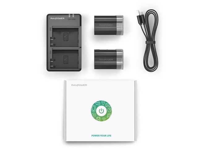 ニコン「D850」の充電池などに対応する大容量バッテリー＋充電器セット