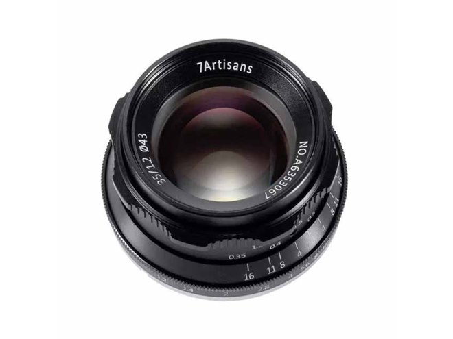 七工匠、ミラーレス用単焦点レンズ「7Artisans 35mm F1.2」税別23,000