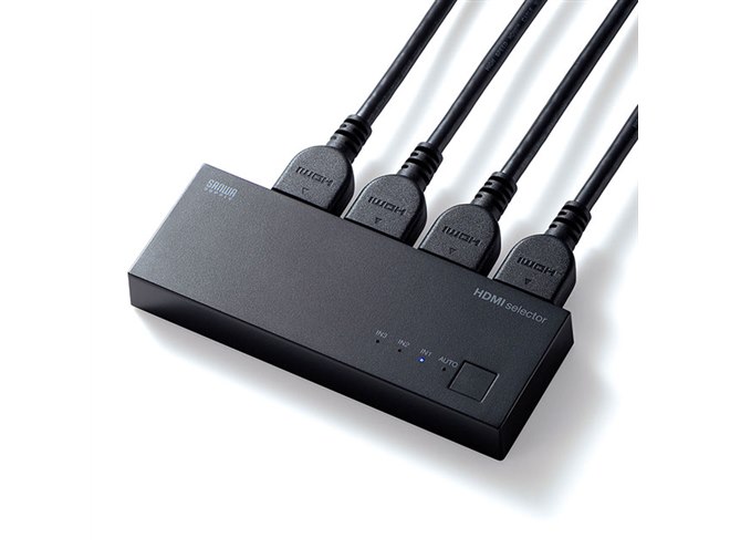 サンワ、自動・手動の2モードから切り替えを選べるHDMI切替器 - 価格.com