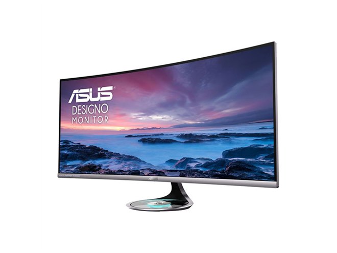 ASUS、3840×1600ドットの37.5型ウルトラワイド曲面ディスプレイ