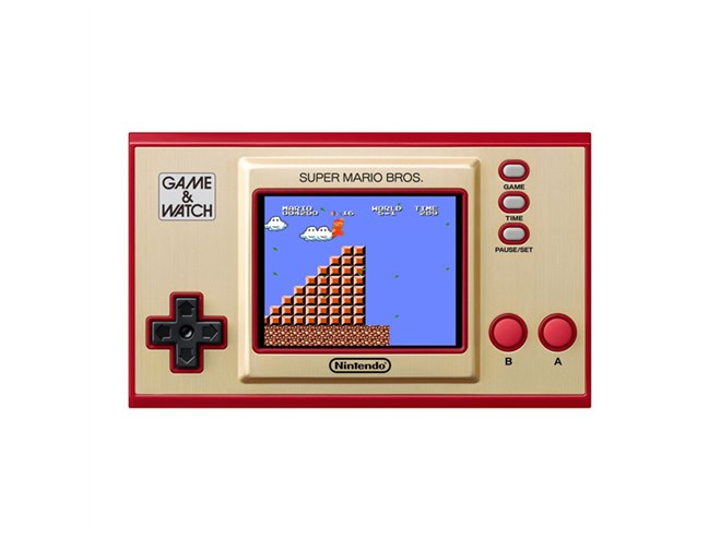 任天堂、2.36型カラー液晶搭載の「ゲーム＆ウオッチ スーパーマリオ