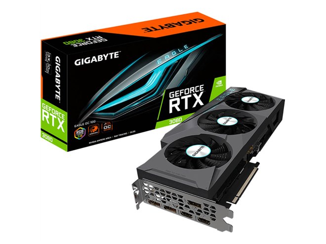 GIGABYTE、「GeForce RTX 3080」搭載の4年/2年保証ゲーミングモデル