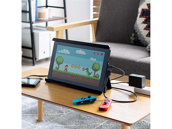 サンワ、ノートPCに装着できる12.5型モバイル液晶「400-LCD001N