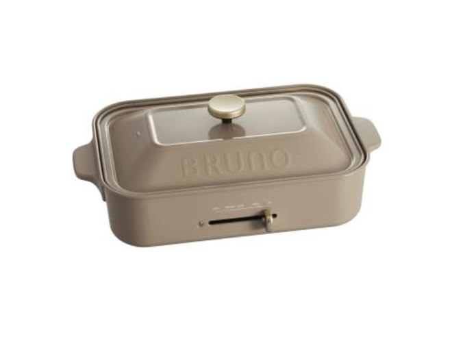 BRUNO」ホットプレートより、人気色「サンドベージュ」を限定復刻