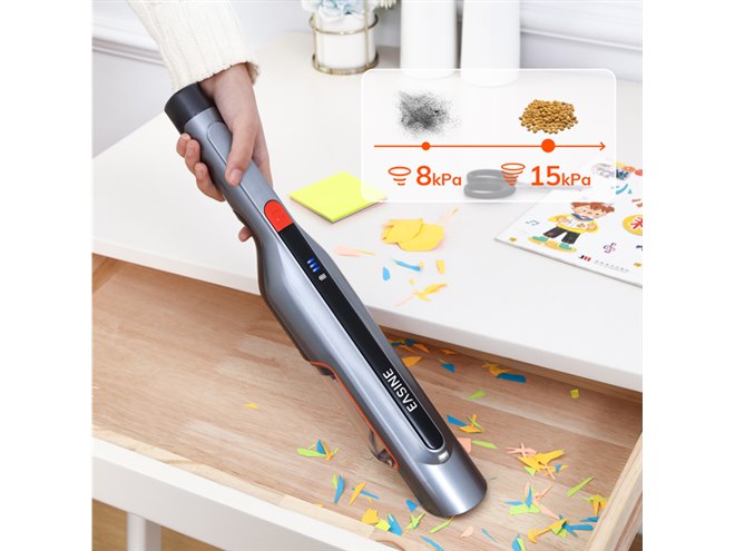 EASINE、最大15kPaの強力な吸引力を実現したハンディクリーナー「M50