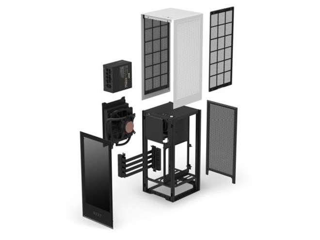 ツクモ、Mini ITXケース「NZXT H1」採用のゲーミングPC「G-GEAR alpha