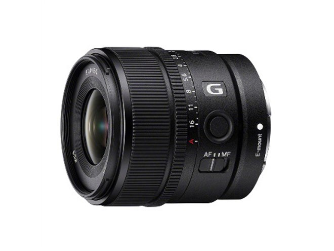 ソニー、APS-C対応「E PZ 10-20mm F4 G」「E 15mm F1.4 G」「E 11mm F1