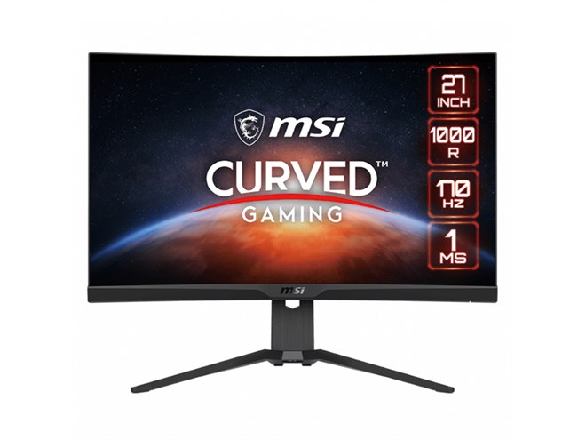 MSI、湾曲率1000Rの27型WQHDゲーミング液晶ディスプレイ「G272CQP