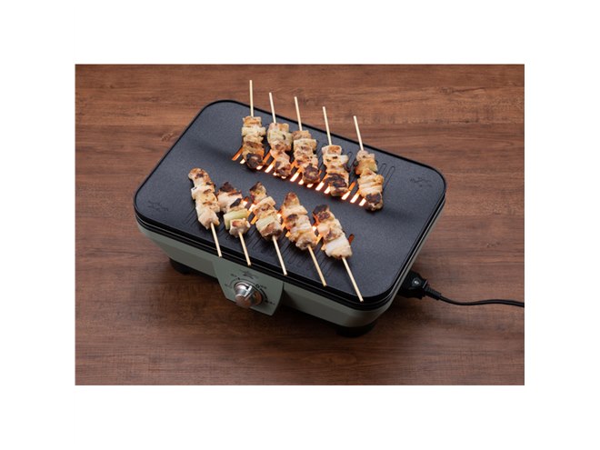 Aladdin、七輪をイメージした「グラファイト ミニグリラー」を本日10