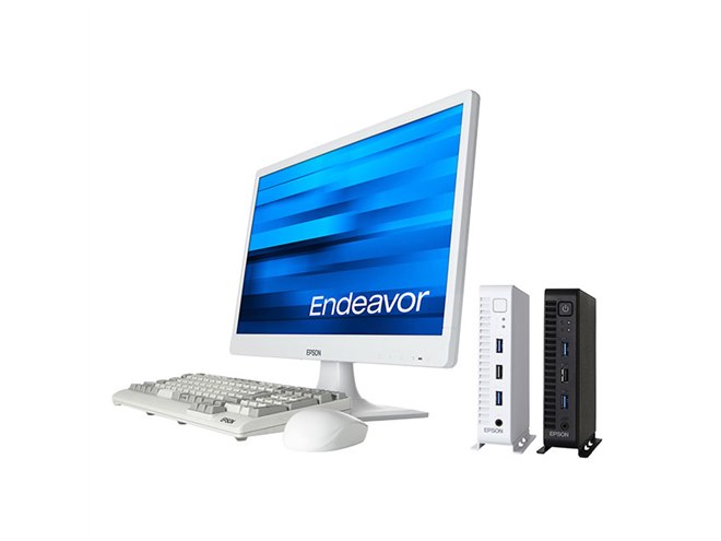 エプソン、再生プラスチックを使用した小型PC「Endeavor ST55E