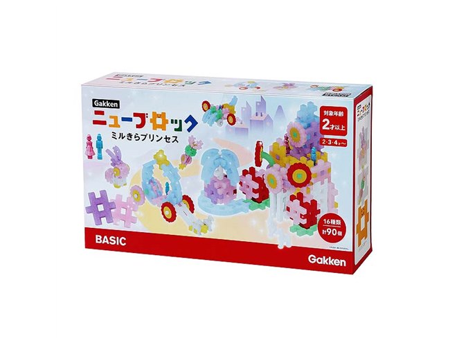 Gakkenニューブロック、「ひらめき！工具」「ミルきらプリンセス」を6