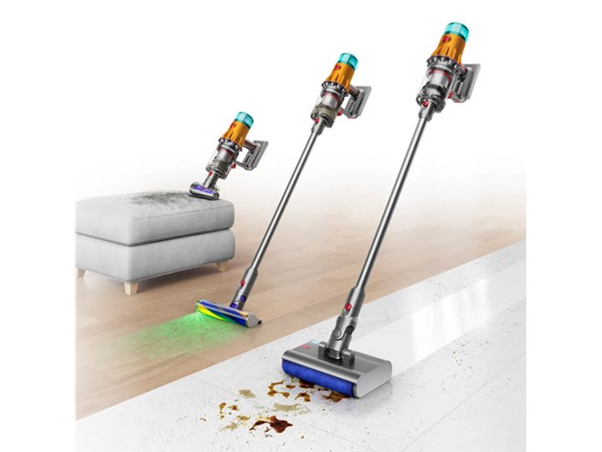 ダイソン、初の水拭き機能付きコードレス掃除機「V12s Detect Slim