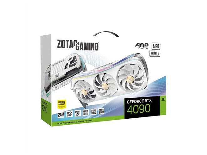 ZOTAC、ホワイト基板を採用した「GeForce RTX 4090」搭載ビデオカード